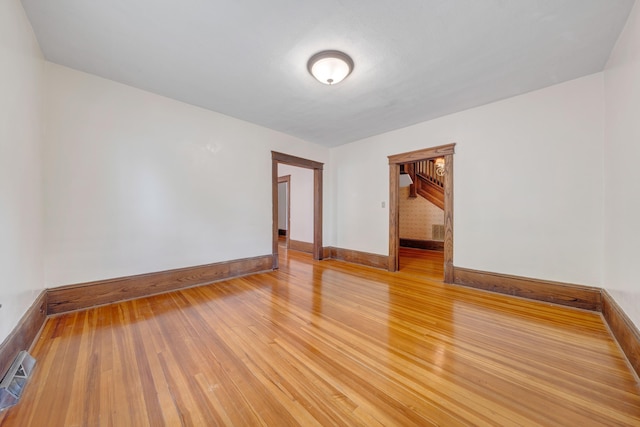 3759 Mill Iron Rd, Goodview, VA 24095 - empty room with baseboards and light wood-style floors
