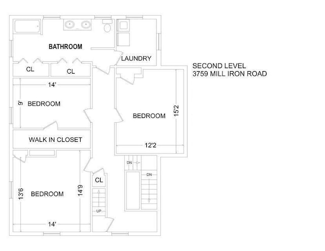 3759 Mill Iron Rd, Goodview, VA 24095 - home floor plan