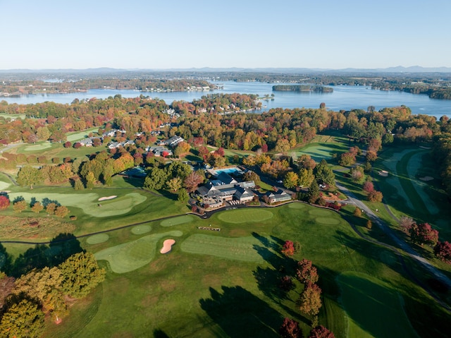 LOT243 Flagstick Ct, Penhook, VA 24137 - aerial view of property's location with a large body of water and a golf club