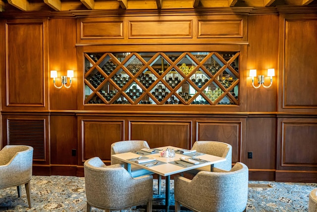 LOT243 Flagstick Ct, Penhook, VA 24137 - dining space featuring a decorative wall