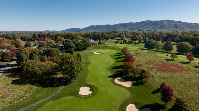 LOT243 Flagstick Ct, Penhook, VA 24137 - bird's eye view of a mountain backdrop and a local golf course