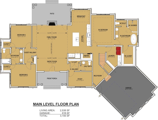 LOT243 Flagstick Ct, Penhook, VA 24137 - home floor plan