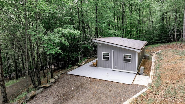 3119 Buffalo Mountain Rd SW, Willis, VA 24380 - view of outbuilding with a forest view