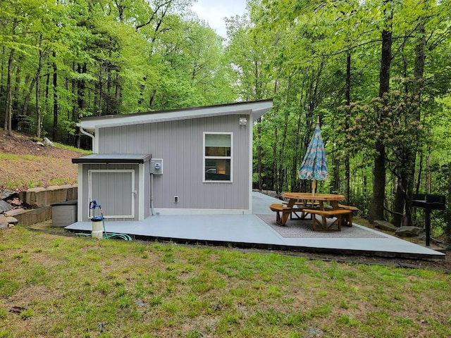 3119 Buffalo Mountain Rd SW, Willis, VA 24380 - view of outbuilding featuring a wooded view