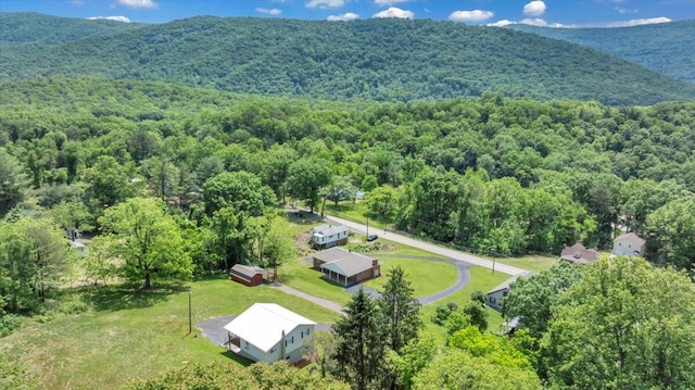1104 Dolly Ann Dr, Covington, VA 24426 - aerial view of a heavily wooded area