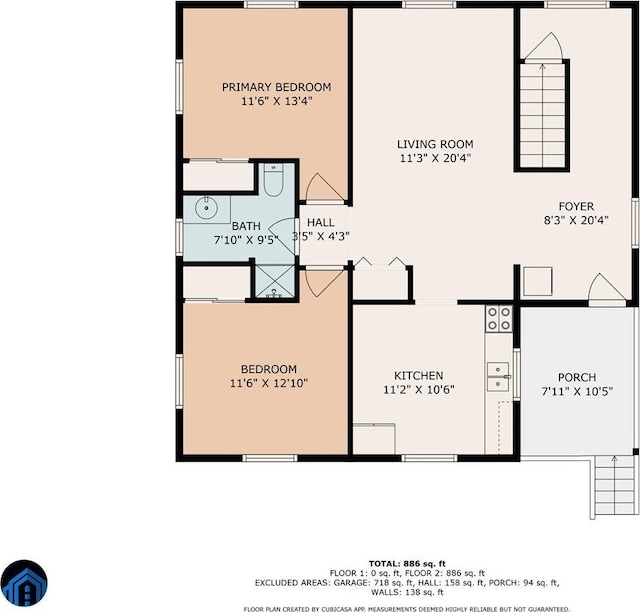 1104 Dolly Ann Dr, Covington, VA 24426 - room layout