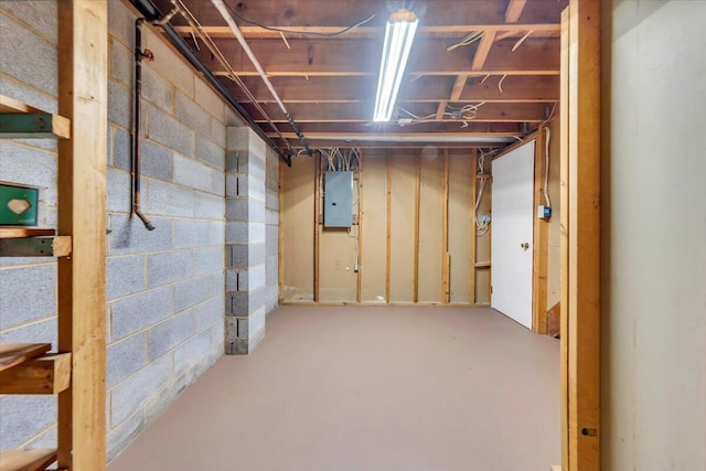 1104 Dolly Ann Dr, Covington, VA 24426 - unfinished basement with electric panel