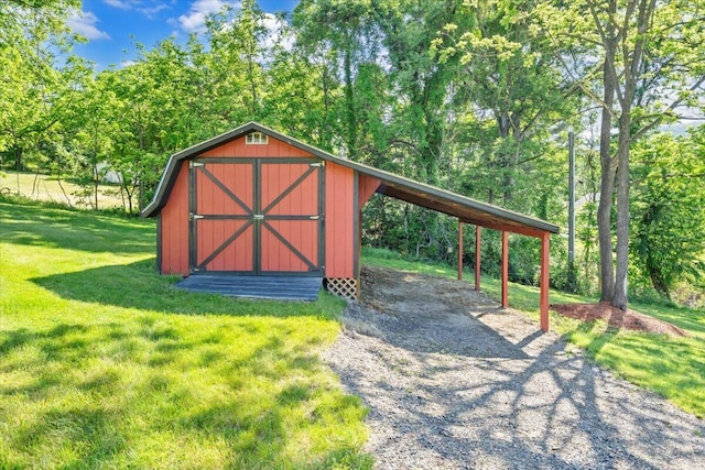 1104 Dolly Ann Dr, Covington, VA 24426 - view of shed featuring driveway