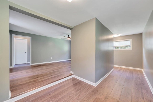 1104 Dolly Ann Dr, Covington, VA 24426 - hall featuring wood finished floors and baseboards