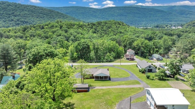 1104 Dolly Ann Dr, Covington, VA 24426 - drone / aerial view of a heavily wooded area