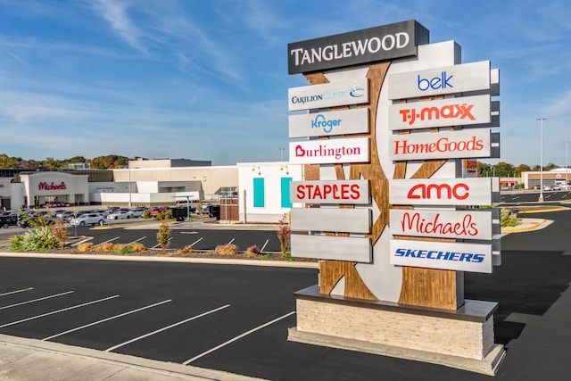 exterior view of a parking lot