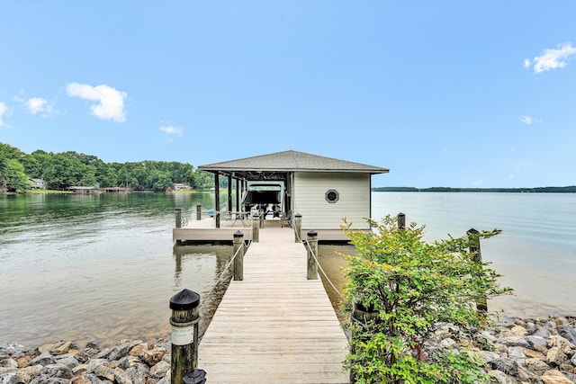 217 Anthony Home Rd, Huddleston, VA 24104 - dock with a water view and boat lift