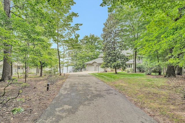 217 Anthony Home Rd, Huddleston, VA 24104 - obstructed view of property with asphalt driveway and a garage