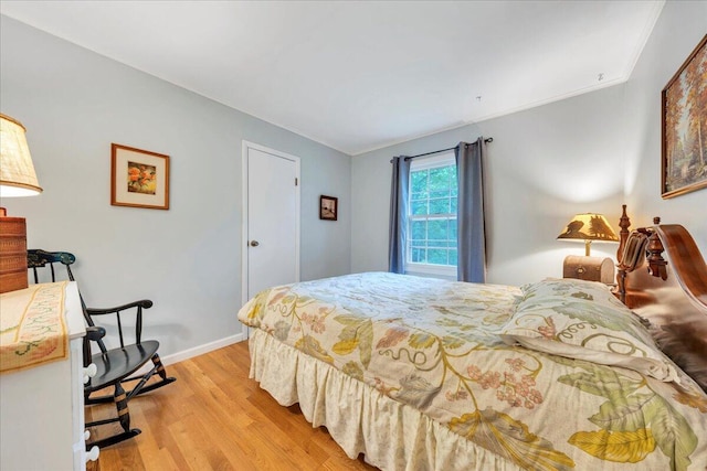 3003 Northridge Rd, Hardy, VA 24101 - bedroom with light wood-style floors, ornamental molding, and baseboards
