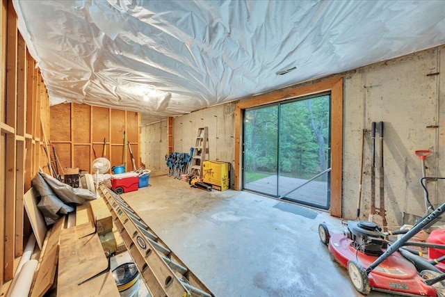 3003 Northridge Rd, Hardy, VA 24101 - misc room with concrete flooring
