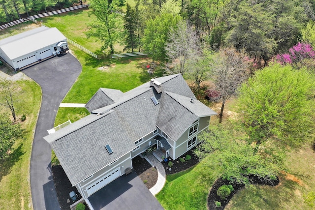 145 W Arrowhead Ct, Troutville, VA 24175 - view from above of property