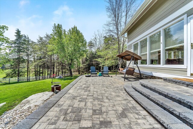 145 W Arrowhead Ct, Troutville, VA 24175 - view of patio / terrace