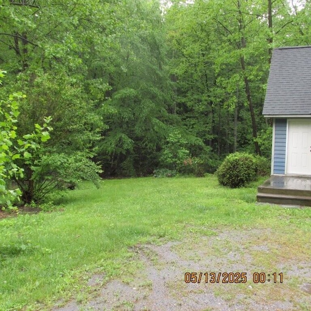 56 Craig Woods Rd, New Castle, VA 24127 - view of yard featuring a wooded view