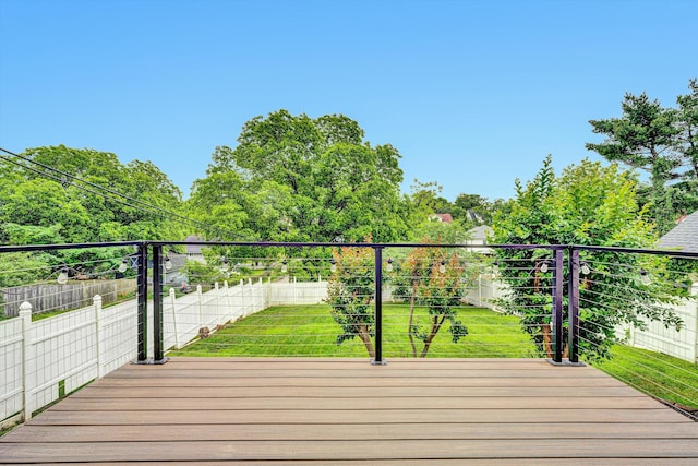 2102 Berkley Ave SW, Roanoke, VA 24015 - deck with a lawn