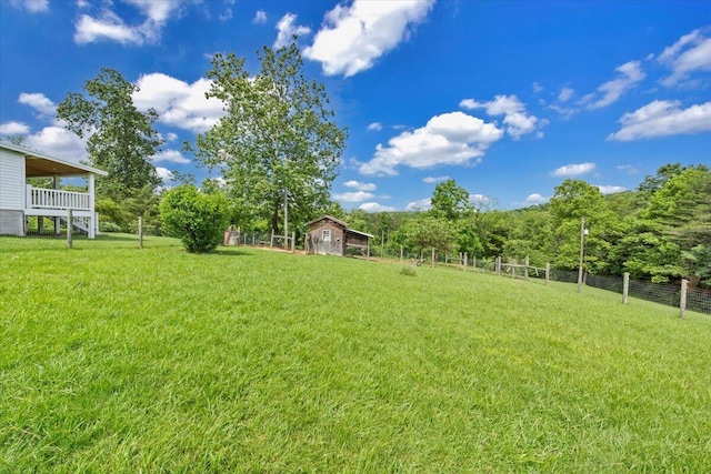 1320 Horseshoe Point Rd, Henry, VA 24102 - view of yard featuring an outbuilding
