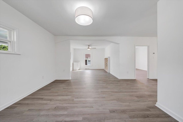 1008 Primrose St SE, Roanoke, VA 24014 - spare room with ceiling fan and wood finished floors