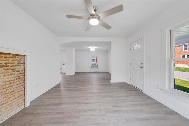 1008 Primrose St SE, Roanoke, VA 24014 - unfurnished room with wood finished floors and a ceiling fan