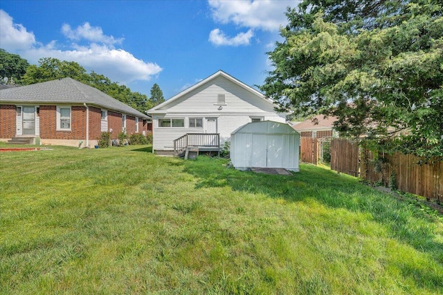 1008 Primrose St SE, Roanoke, VA 24014 - back of property with a storage unit and brick siding