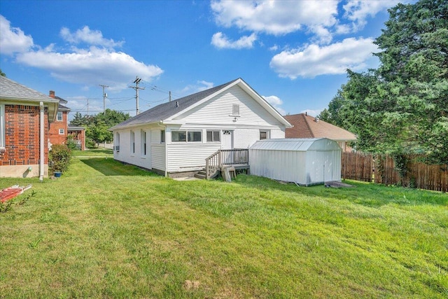 1008 Primrose St SE, Roanoke, VA 24014 - rear view of house with a storage unit