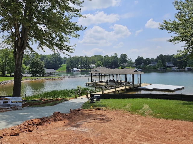 95 Shoreline Cir, Penhook, VA 24137 - dock area featuring a water view