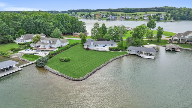 392 Carrs Point Ln, Moneta, VA 24121 - aerial perspective of suburban area with a nearby body of water