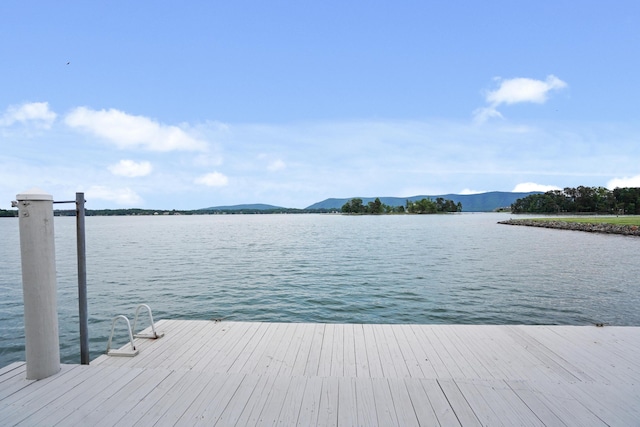 392 Carrs Point Ln, Moneta, VA 24121 - dock with a water and mountain view