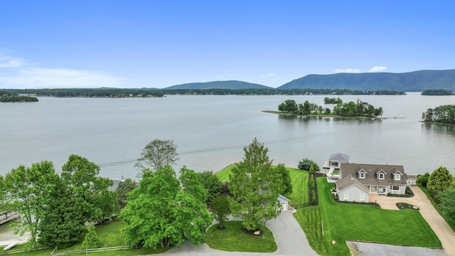 392 Carrs Point Ln, Moneta, VA 24121 - water view with a mountain backdrop