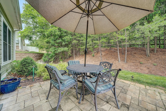4742 Leigh Ln, Roanoke, VA 24018 - view of patio / terrace featuring outdoor dining space