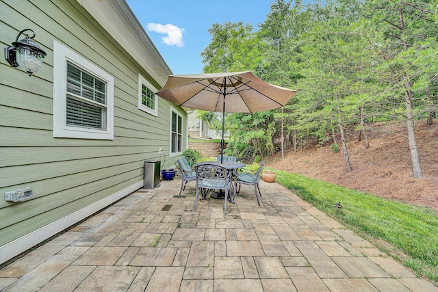 4742 Leigh Ln, Roanoke, VA 24018 - view of patio / terrace with outdoor dining space