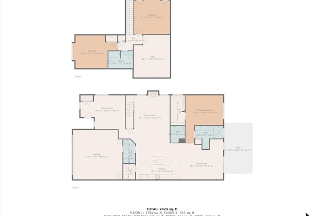 4742 Leigh Ln, Roanoke, VA 24018 - floor plan / room layout