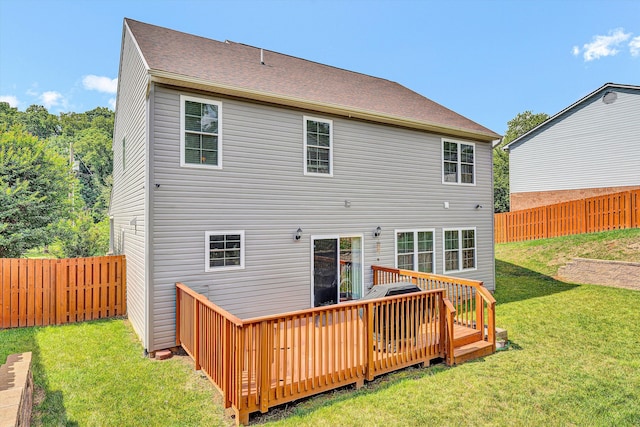 1407 Brandon Ave SW, Roanoke, VA 24015 - rear view of property with a wooden deck