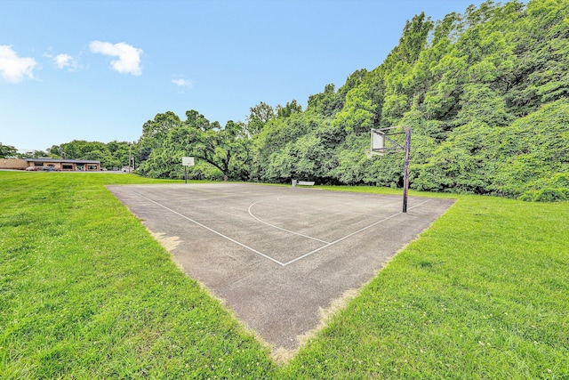 1407 Brandon Ave SW, Roanoke, VA 24015 - view of basketball court with community basketball court and a lawn
