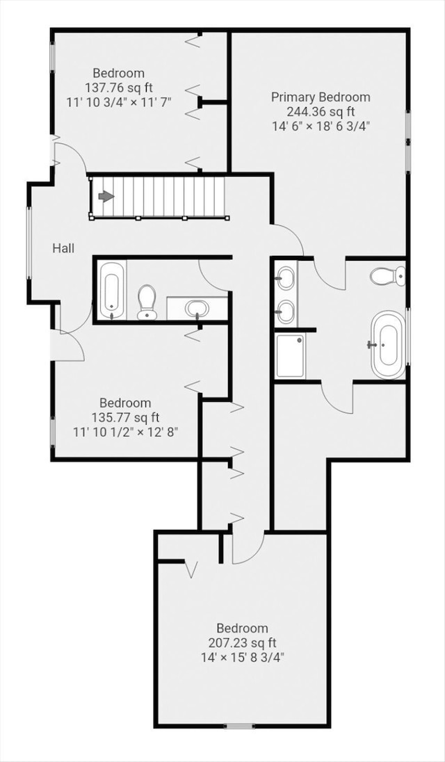 7635 Peebles Ln, Roanoke, VA 24018 - room layout