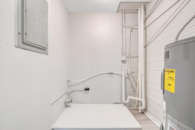1120 6th St SE, Roanoke, VA 24013 - bathroom with water heater and electric panel