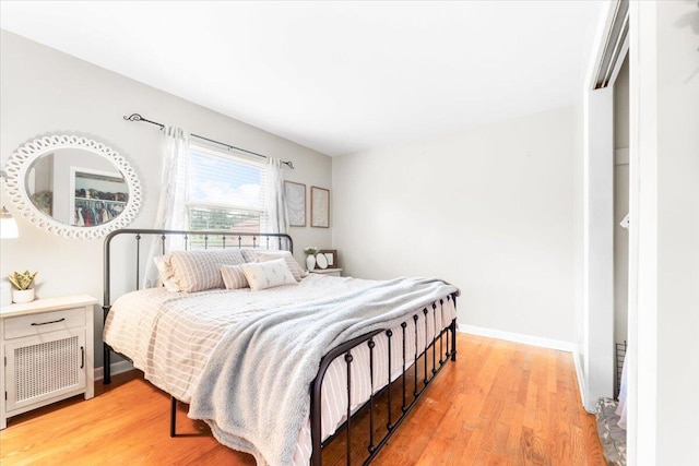 2136 Bainbridge Dr, Salem, VA 24153 - bedroom featuring light wood-type flooring and baseboards