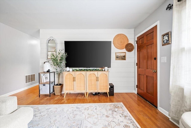 2136 Bainbridge Dr, Salem, VA 24153 - living room with wood finished floors and baseboards