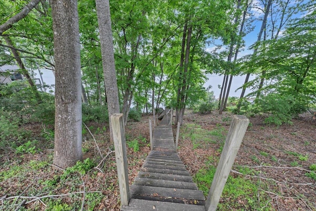 48 Overlook Rd, Hardy, VA 24101 - view of yard with stairs