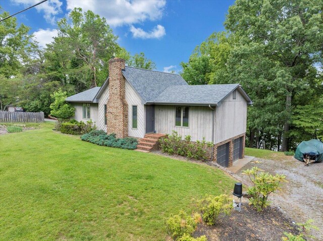 48 Overlook Rd, Hardy, VA 24101 - view of front of home featuring a chimney and a shingled roof