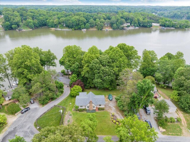 48 Overlook Rd, Hardy, VA 24101 - drone / aerial view of a large body of water and a heavily wooded area