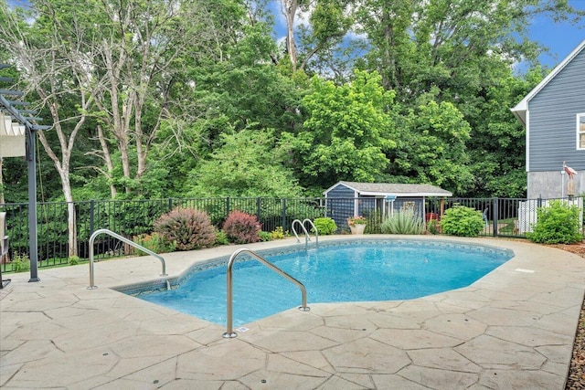 245 Indian Pointe Dr, Hardy, VA 24101 - view of pool featuring a patio and an outdoor structure