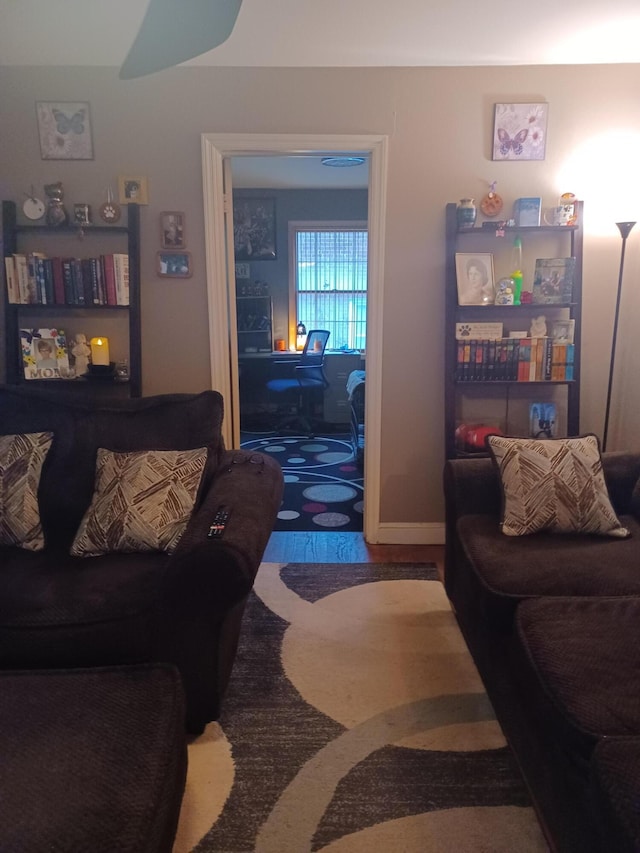 2521 Chatham St NW, Roanoke, VA 24012 - living area with wood finished floors