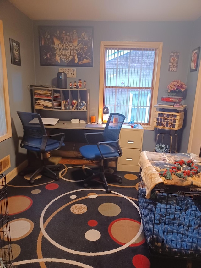 2521 Chatham St NW, Roanoke, VA 24012 - home office with carpet flooring