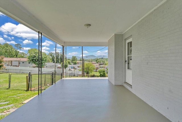 3734 Long Meadow Ave NW, Roanoke, VA 24017 - unfurnished sunroom with a residential view
