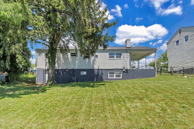 3734 Long Meadow Ave NW, Roanoke, VA 24017 - back of property featuring a chimney