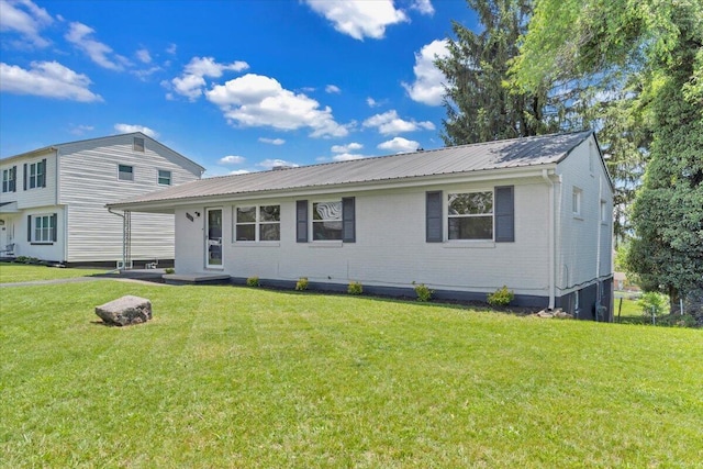 3734 Long Meadow Ave NW, Roanoke, VA 24017 - view of front of house with a front lawn and metal roof